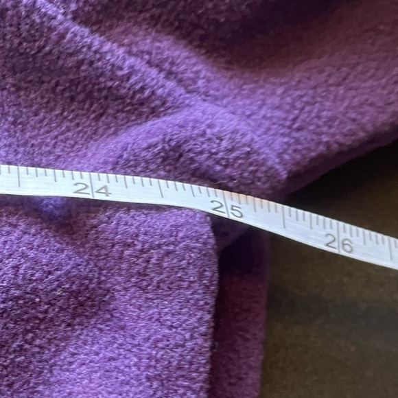 Avenue Women’s Size 18 Purple & Blue Color Block Polar Fleece Pullover - Picture 12 of 15